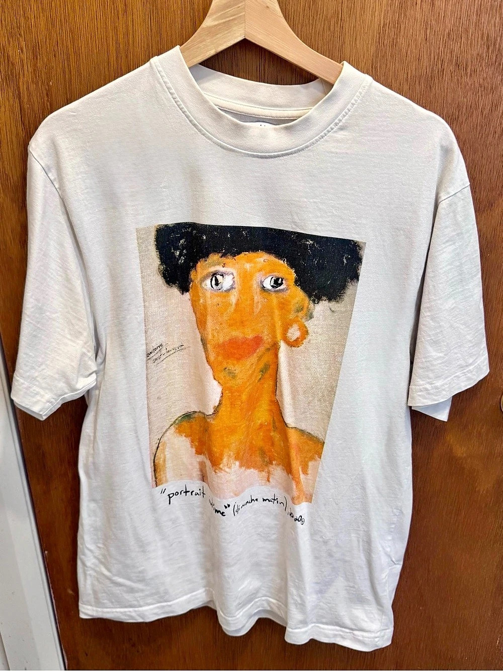 Graphic Art Short Sleeve Tee in White